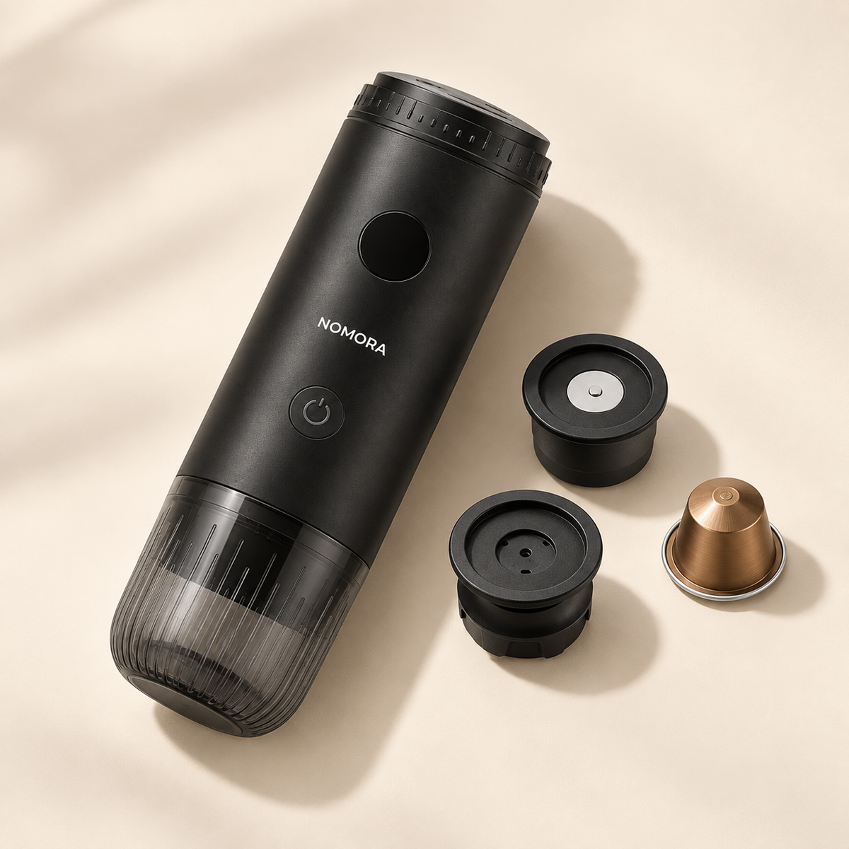 NOMORA™ – Tragbare 2-in-1-Espressomaschine für Abendteuer