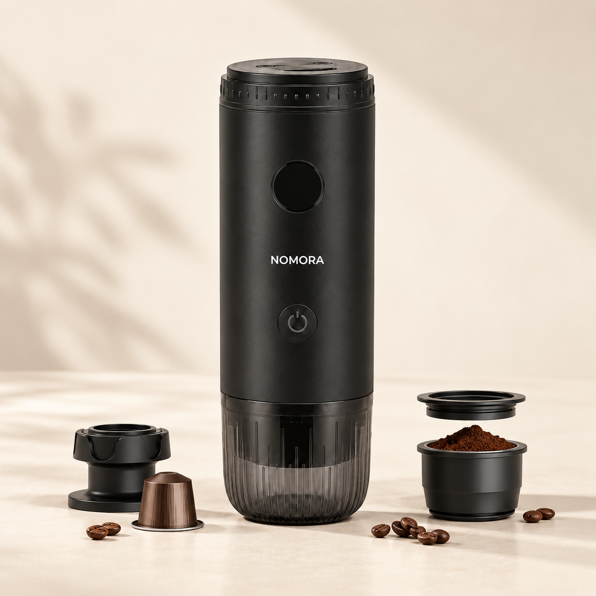 NOMORA™ – Tragbare 2-in-1-Espressomaschine für Abendteuer